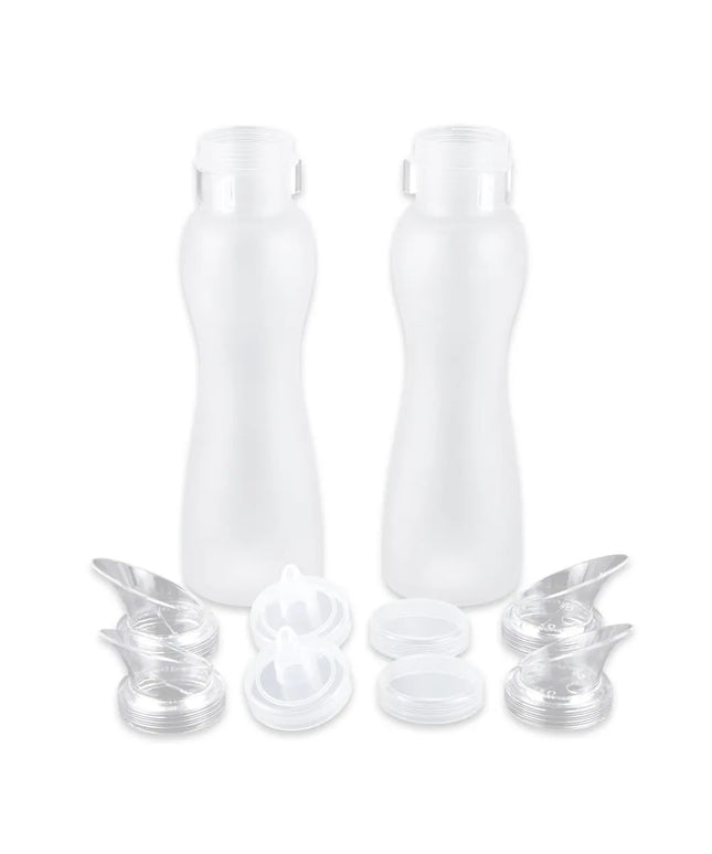 Bộ 12 Chai Đựng Sốt Salad/Nước Ép GET SDB-32-PC-2 - Nhựa Polycarbonate, Trong Suốt