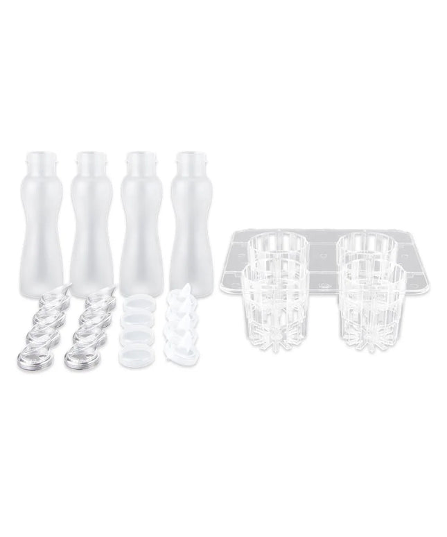 Bộ 25 Chai Đựng Sốt Salad/Nước Ép GET SDB-32-PC-SET - Nhựa Polycarbonate, Trong Suốt