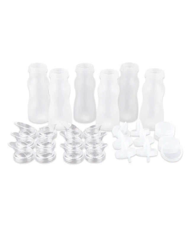 Bộ 30 Chai Đựng Sốt Salad/Nước Ép GET SDB-16-PC-6 - Nhựa Polycarbonate, Mờ, Có Nắp