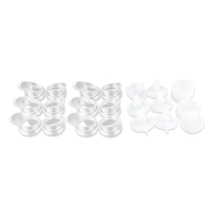 Bộ 30 Chai Đựng Sốt Salad/Nước Ép GET SDB-16-PC-6 - Nhựa Polycarbonate, Mờ, Có Nắp