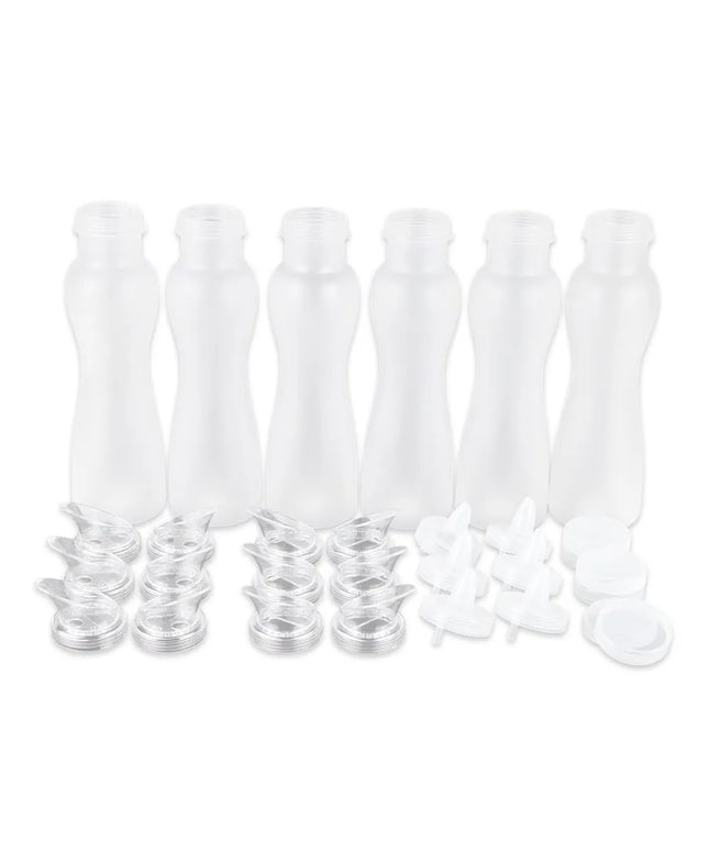Bộ 30 Chai Đựng Sốt Salad/Nước Ép GET SDB-32-PC-6 - Nhựa Polycarbonate, Mờ, Có Nắp