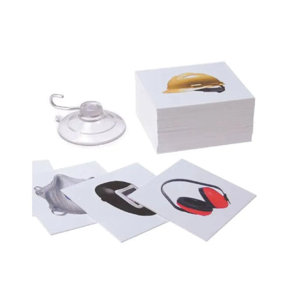 Bộ Bảng Biểu PPE-ID™ Thay Đổi Được Accuform Signs PPE236 Kèm (56) Thẻ Chèn - 61 x 45.7 cm, Nhựa Nhiệt Dẻo