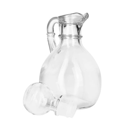 Bộ Bình Đựng Dầu Giấm Libbey 80371 177 ml Kệ Dây & Nút Thủy Tinh - Thủy Tinh, Trong Suốt