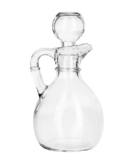 Bộ Bình Đựng Dầu Giấm Libbey 80371 177 ml Kệ Dây & Nút Thủy Tinh - Thủy Tinh, Trong Suốt