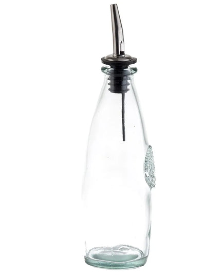 Bộ Bình Đựng Dầu Giấm Tablecraft 6619 355 ml Nắp Inox - Thủy Tinh, Xanh Lá Nhạt