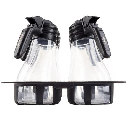 Bộ Bình Đựng Sốt Salad Tablecraft N481BK - 6 Bình & Khay Đen