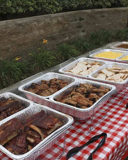 Bộ Catering Sterno Kèm (18) Khay Đựng Thức Ăn Nửa Cỡ Nhôm 70168