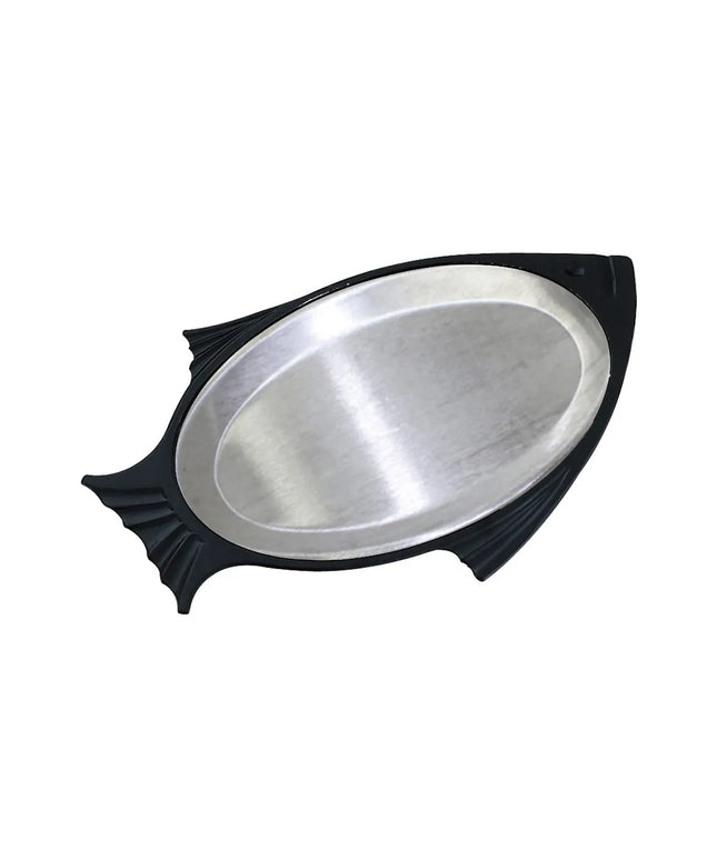 Bộ Đĩa Cá Service Ideas FP1BLAC Khay Nhôm, Cỡ Nhỏ, Xếp Chồng Được