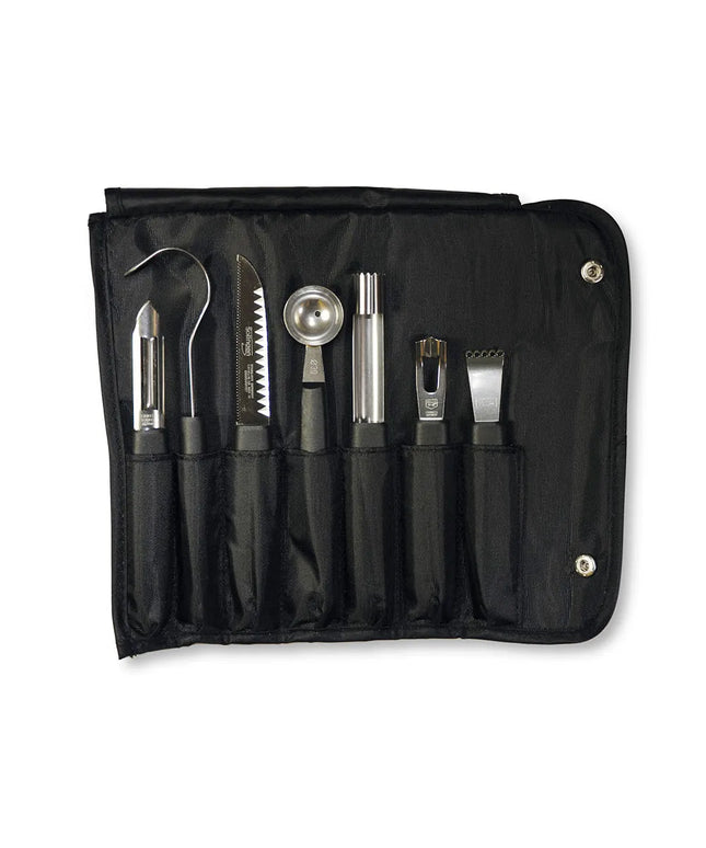 Bộ Dụng Cụ Tỉa Trang Trí Victorinox 7.4012.1, 8 Món - Tay Cầm Nylon Đen