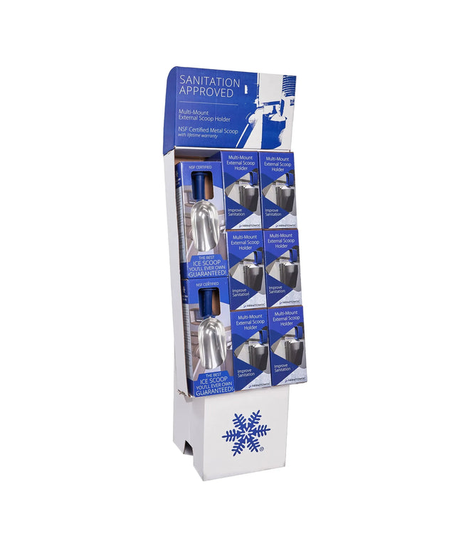 Bộ Dụng Cụ Trưng Bày Đá Manitowoc Ice K00485 - 6 Giá Đỡ Xẻng & 4 Xẻng Xúc