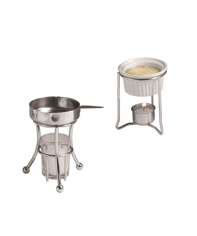 Bộ Hâm Bơ American Metalcraft BWR34 Ramekin 120 ml - Gốm/Chrome