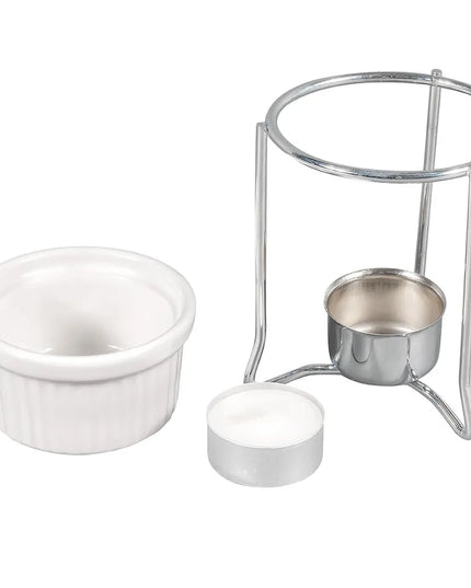Bộ Hâm Bơ American Metalcraft BWR34 Ramekin 120 ml - Gốm/Chrome