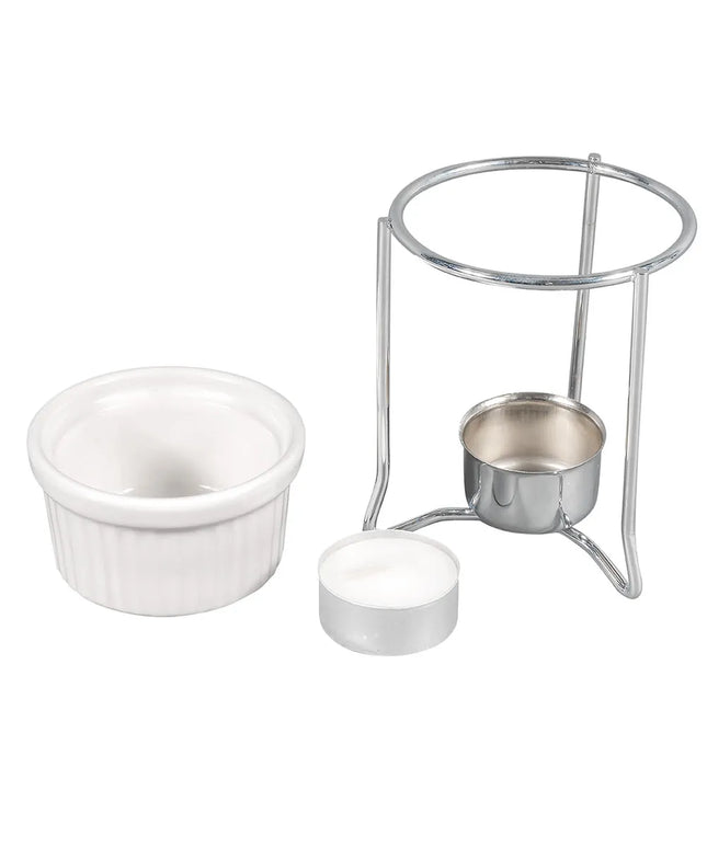 Bộ Hâm Bơ American Metalcraft BWR34 Ramekin 120 ml - Gốm/Chrome