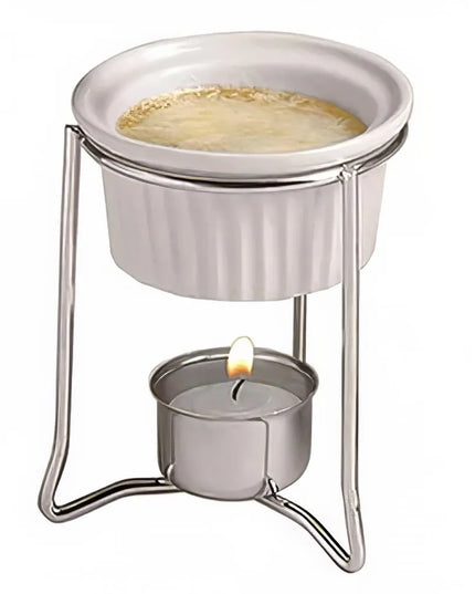 Bộ Hâm Bơ American Metalcraft BWR34 Ramekin 120 ml - Gốm/Chrome