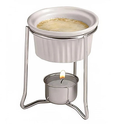 Bộ Hâm Bơ American Metalcraft BWR34 Ramekin 120 ml - Gốm/Chrome