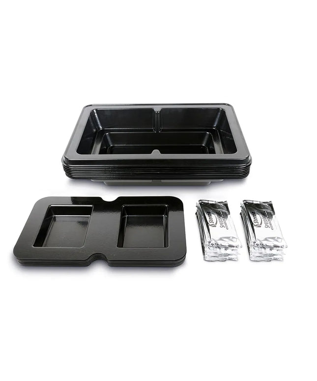 Bộ Hệ Thống Giữ Ấm Thức Ăn Không Lửa Sterno SpeedHeat™ Cho (2) Khay Giấy Bạc Nửa Cỡ 70332