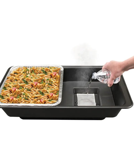 Bộ Hệ Thống Giữ Ấm Thức Ăn Không Lửa Sterno SpeedHeat™ Cho (2) Khay Giấy Bạc Nửa Cỡ 70332
