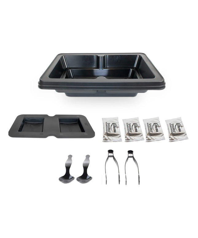 Bộ Hệ Thống Giữ Ấm Thức Ăn Không Lửa Sterno SpeedHeat™ Cho (4) Khay Giấy Bạc Nửa Cỡ 70343