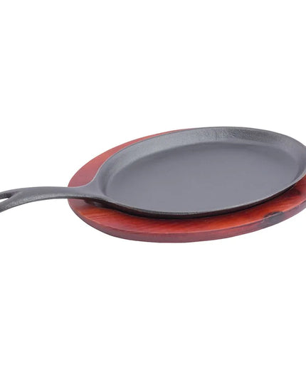 Bộ Khay Fajita Oval Tablecraft FSR3 40.6 x 22.9 cm, Gang