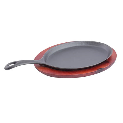 Bộ Khay Fajita Oval Tablecraft FSR3 40.6 x 22.9 cm, Gang