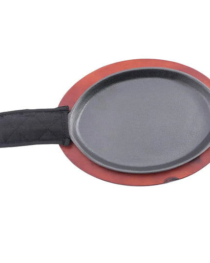 Bộ Khay Fajita Oval Tablecraft FSR3 40.6 x 22.9 cm, Gang