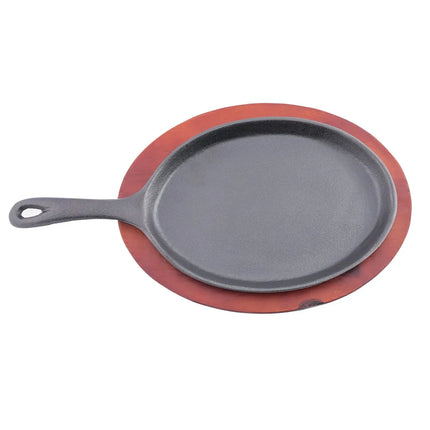 Bộ Khay Fajita Oval Tablecraft FSR3 40.6 x 22.9 cm, Gang