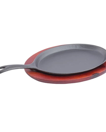 Bộ Khay Fajita Oval Tablecraft FSR3 40.6 x 22.9 cm, Gang