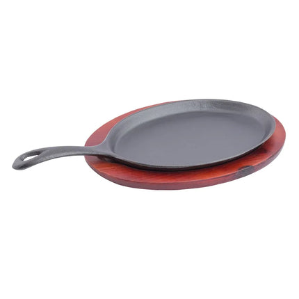 Bộ Khay Fajita Oval Tablecraft FSR3 40.6 x 22.9 cm, Gang