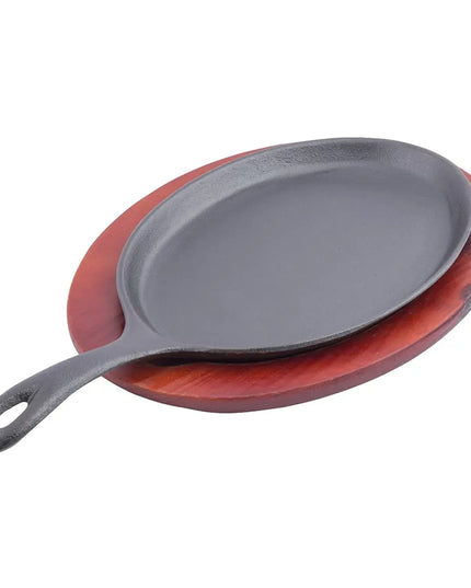 Bộ Khay Fajita Oval Tablecraft FSR3 40.6 x 22.9 cm, Gang