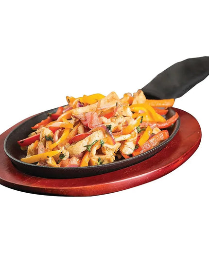 Bộ Khay Fajita Oval Tablecraft FSR3 40.6 x 22.9 cm, Gang