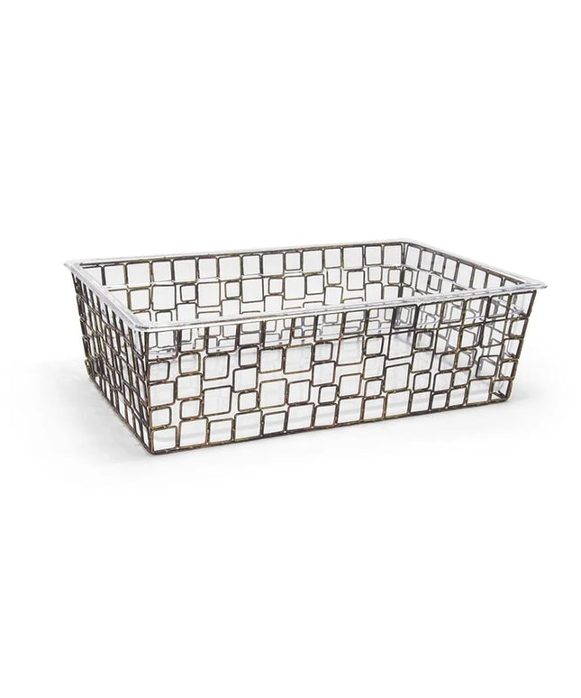 Bộ Khung Đá/Khay Đá Chữ Nhật Front Of The House BHO059GOI20 52.7 x 32.4 x 15.2 cm, Sắt, Đồng