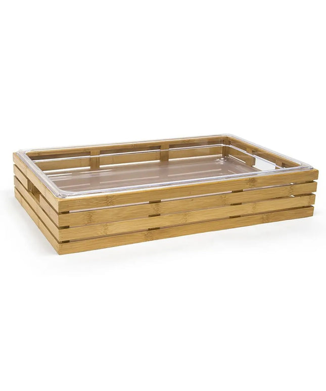 Bộ Khung Đá/Khay Đá Chữ Nhật Front Of The House BHO068BBB20 53.3 x 33 x 9.5 cm, Tre