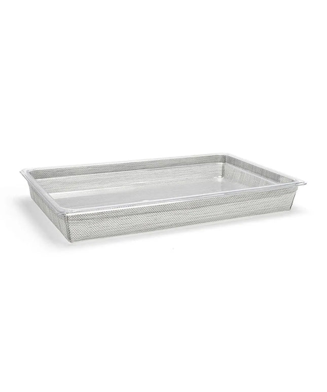 Bộ Khung Đá/Khay Đá Chữ Nhật Front Of The House BHO132GYV21 52.7 x 32.4 x 6.4 cm, Vinyl Dệt, Lưới Xám