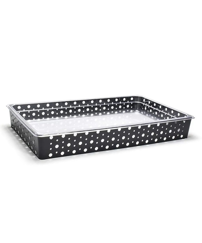 Bộ Khung Đựng Đá Hình Chữ Nhật Front of the House BHO071BKI20 - 52.7 cm x 32.4 cm x 7 cm, Gang, Bề Mặt Nhám Đen
