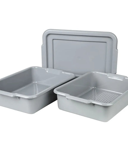 Bộ Ngâm Dao Nĩa Vollrath 52619 - Thùng Đựng, Hộp Thoát Nước, Nắp Đậy