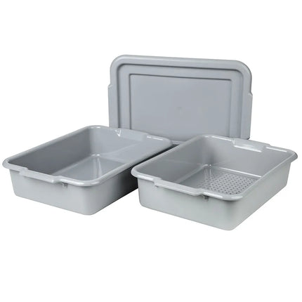 Bộ Ngâm Dao Nĩa Vollrath 52619 - Thùng Đựng, Hộp Thoát Nước, Nắp Đậy