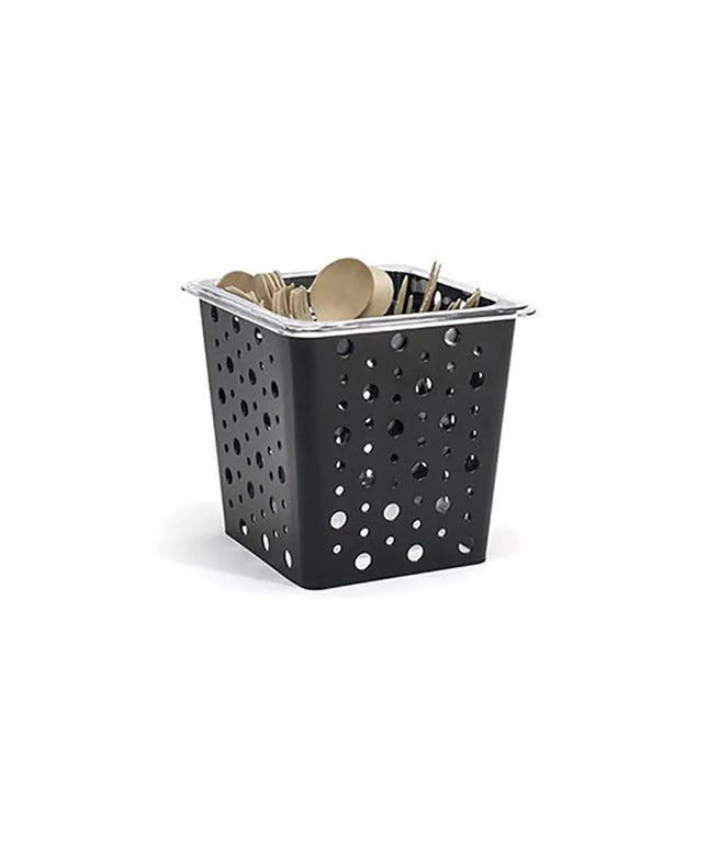 Bộ Ngăn Chia Dao Muỗng Nĩa Front Of The House BHO078BKI21 17.8 x 16.5 x 15.2 cm Inox Đen Nhám