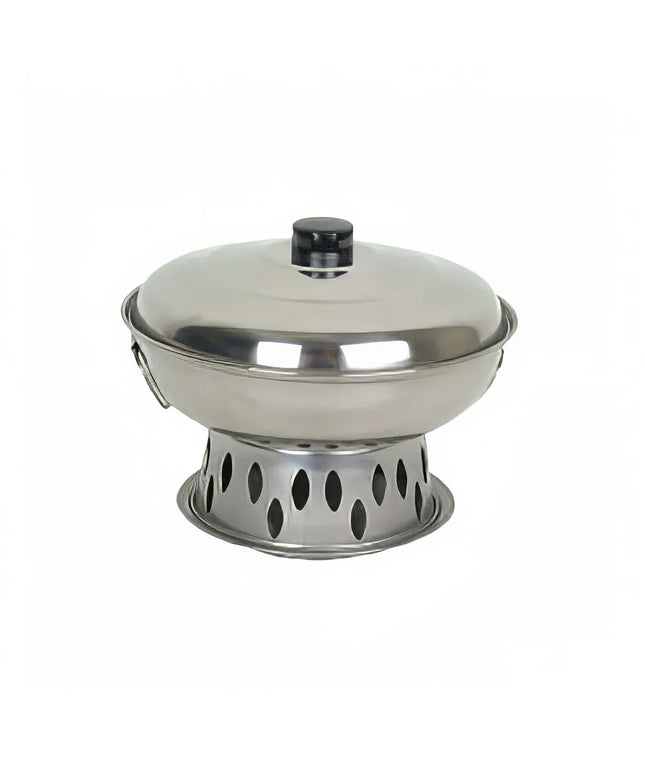 Bộ Nồi Hâm Chảo Tròn Thunder Group SLAL02A 22.9 cm - Thép Không Gỉ