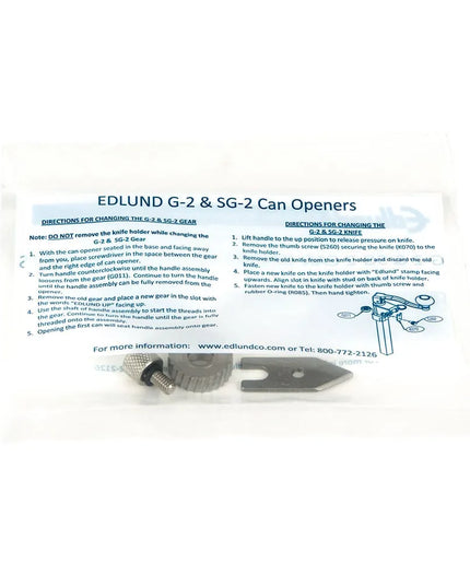 Bộ Phụ Tùng Thay Thế Dụng Cụ Mở Hộp Edlund KT1316, Model G-2/SG-2