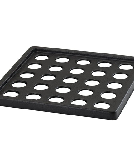 Bộ Rót Đá Vào Ly Cambro 25SWGF110 Camrack® 25 Ngăn Màu Đen
