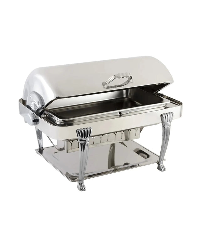 Bon Chef 12040CH Full Size Chafer w/ Roll-top Lid & Chafing Fuel Heat