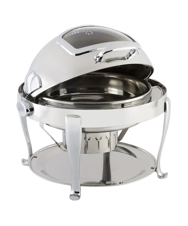 Bon Chef 19001CH Round Chafer w/ Roll-Top Lid & Chafing Fuel Heat