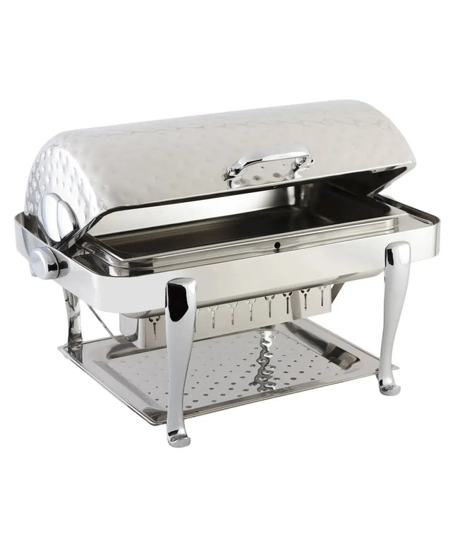 Bon Chef 19040CHH Full Size Chafer w/ Roll-top Lid & Chafing Fuel Heat