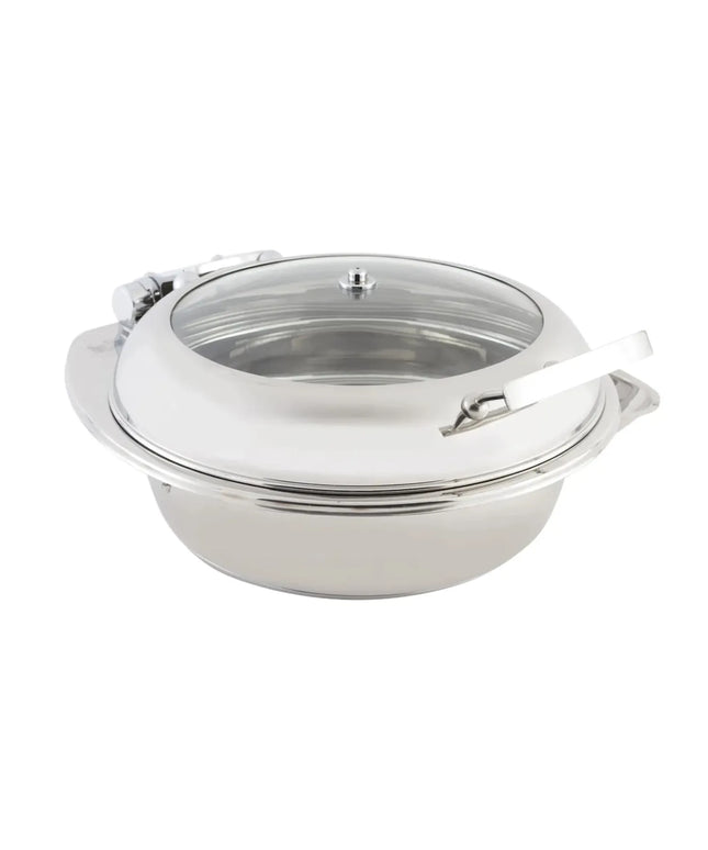 Bon Chef 20300 Round Chafer w/ Hinged Lid & Induction Heat