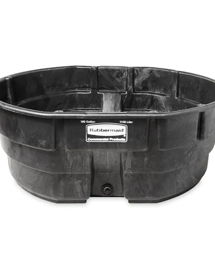 Bồn Chứa Rubbermaid FG424700 BLA 1135.5 lít, Hình Bầu Dục, Nhựa Structural Foam