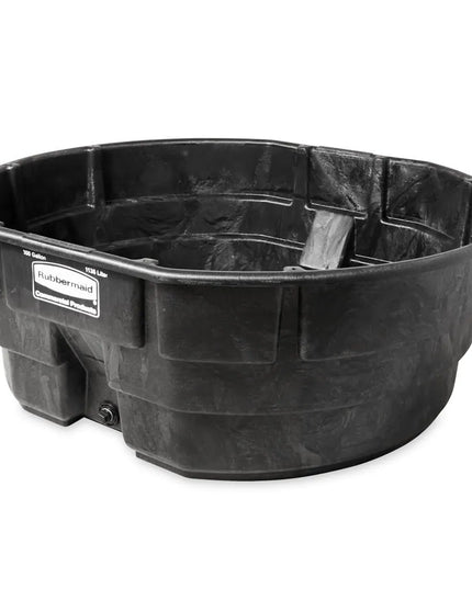 Bồn Chứa Rubbermaid FG424700 BLA 1135.5 lít, Hình Bầu Dục, Nhựa Structural Foam