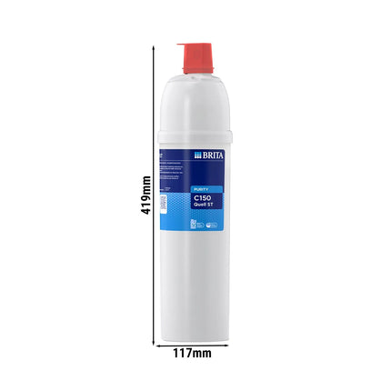 BRITA | Commercial PURITY C150 Quell ST Water Filter Cartridge – Coffee & Vending – 2,408 L @10°dH