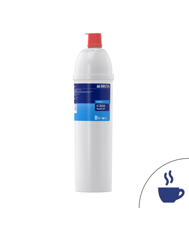 BRITA | Commercial PURITY C300 Quell ST Water Filter Cartridge – Coffee & Vending – 4,000 L @10°dH