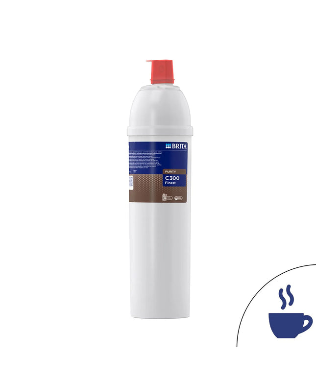 BRITA | Commercial PURITY Finest C300 Water Filter Cartridge – Espresso Machines – 1,800 L @10°dH – 0% Bypass