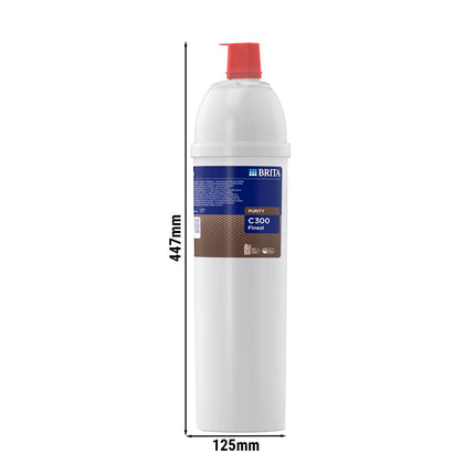 BRITA | Commercial PURITY Finest C300 Water Filter Cartridge – Espresso Machines – 1,800 L @10°dH – 0% Bypass